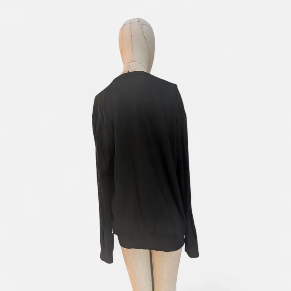 NN07 Harry Black Italian Yarn Crewneck Sweater
